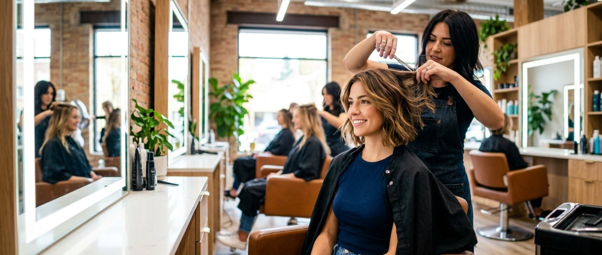 Aplicativo para simular cores e cortes de cabelo