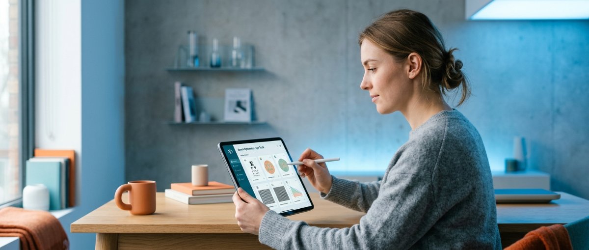 Aplicativos para fazer exames de vista online