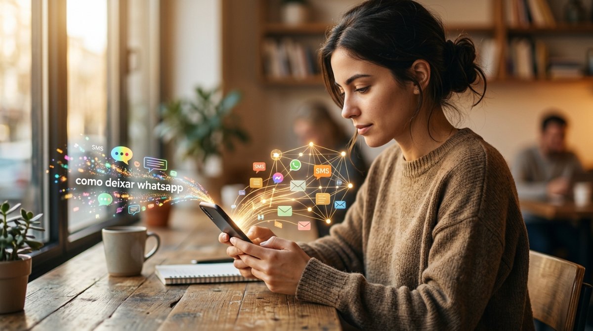 Como deixar whatsapp colorido